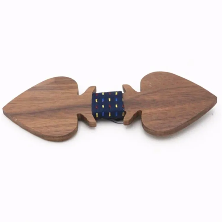 Ebay new products custom kids wooden bowtie with bow tie packing box