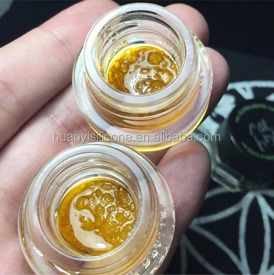 
C Glass 5mL Round Child Resistant ASTM Concentrate Jars 