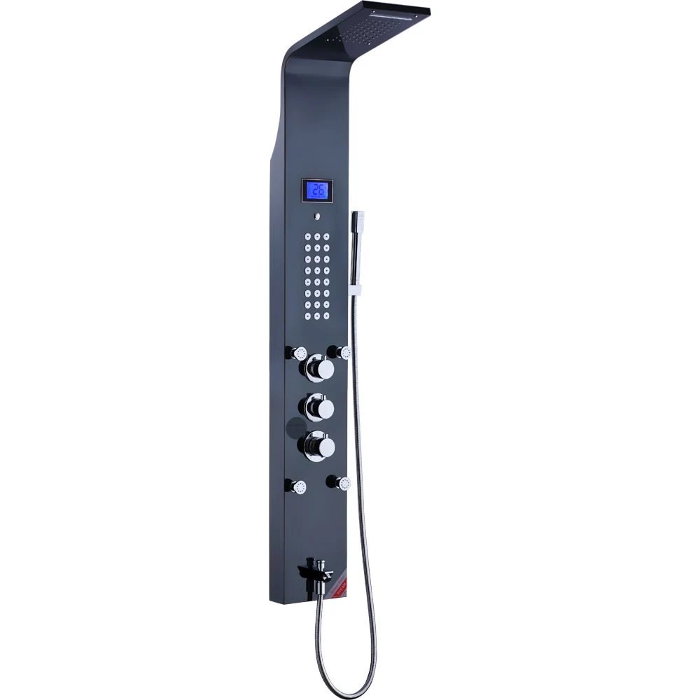 Гидромассажная дождевая душевая панель