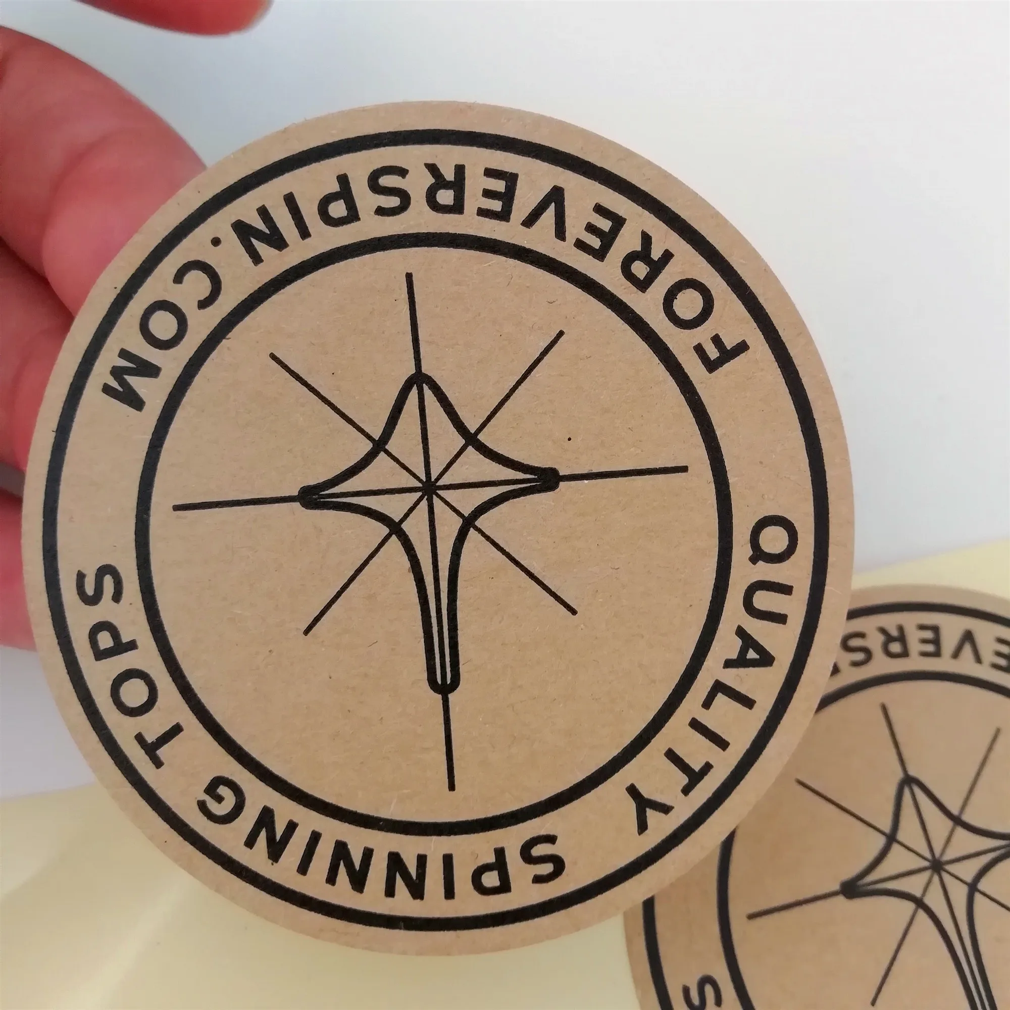 
Custom manufacture Self-adhesive Best price High Quality hard kraft paper label craft paper sticker printing 