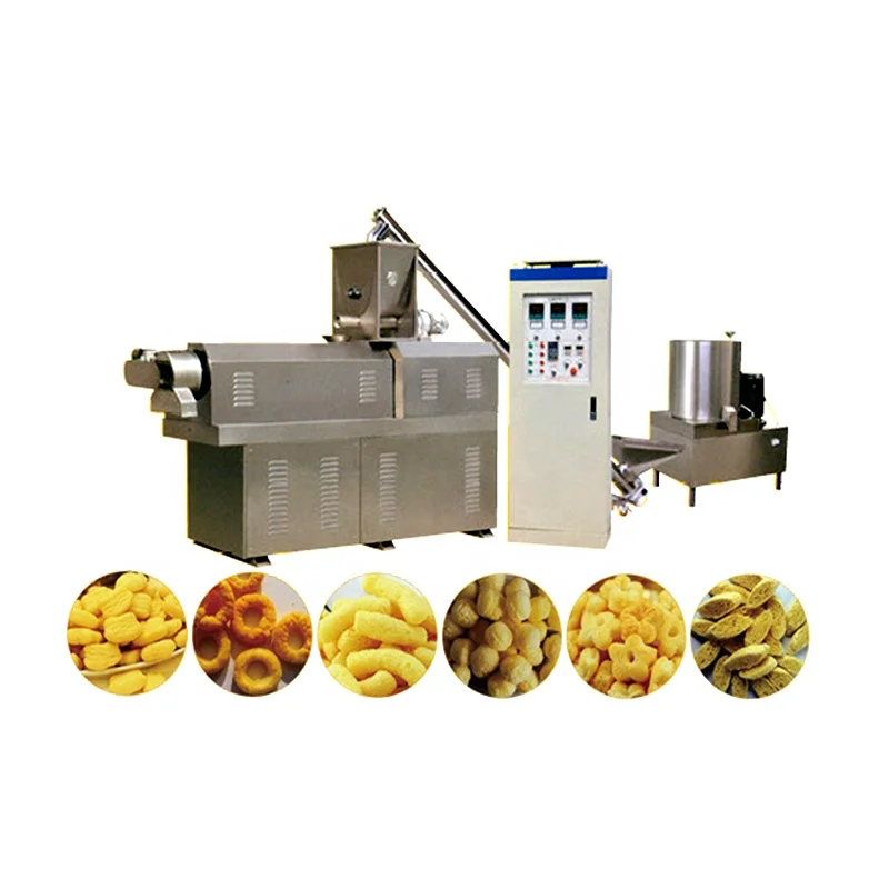 Low price corn extruder / mini puffed corn rice snacks food extruder / snack food extruder machine