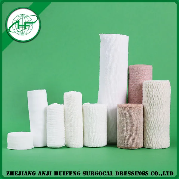 
All types customized medical PBT plain crepe elastic bandages 