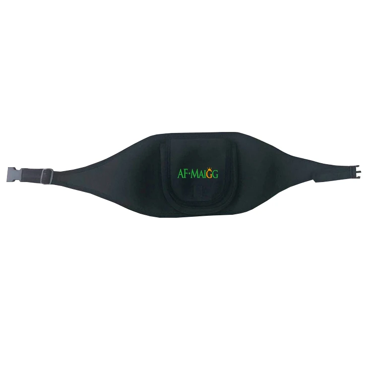 Black Printed Neoprene Travel Waist CD Walkman Storage Carrying Case