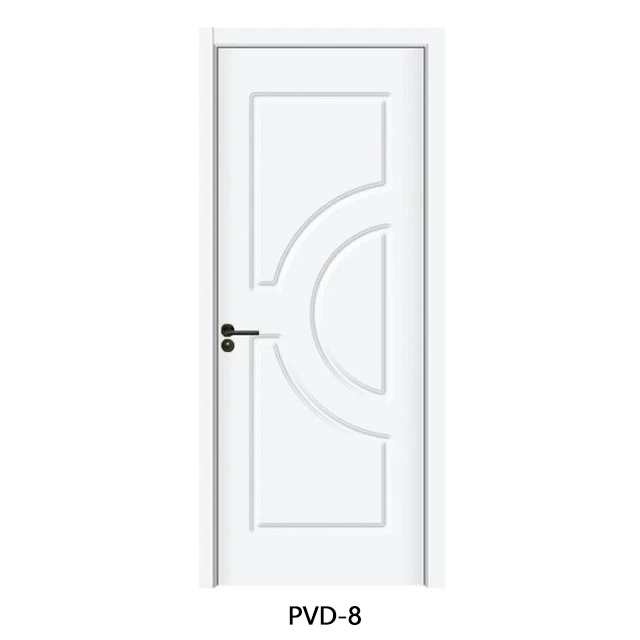 Project series Particle Board material interior pvc door wooden modern