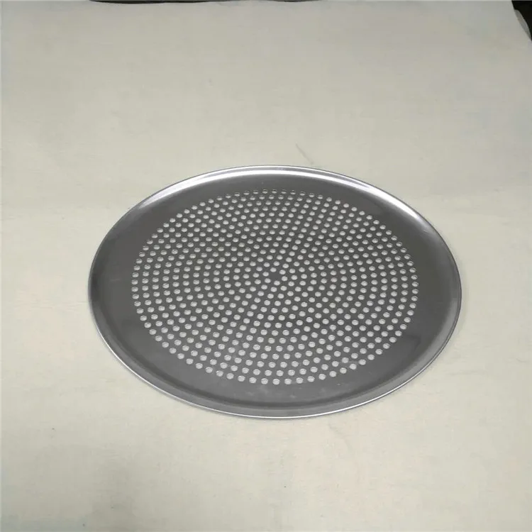 Aluminum Perforated Pizza Pan Round Pizza Tray