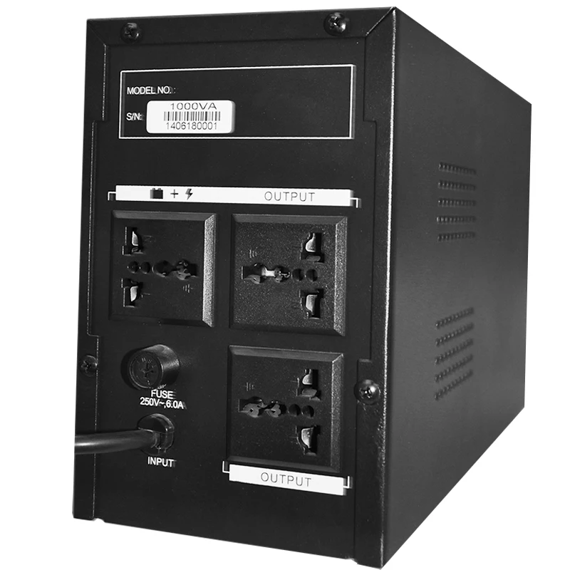 SVC V-1000 UPS Homage CPU Controlled PMW Wide Voltage Range Line-interactive LiFePO4 Battery 1 Kva Uninterruptible Power Supply