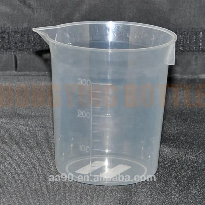 100% NEW PP BEAKER 300ML MEASURING BEAKER FOR LABORATORY APPLICATION