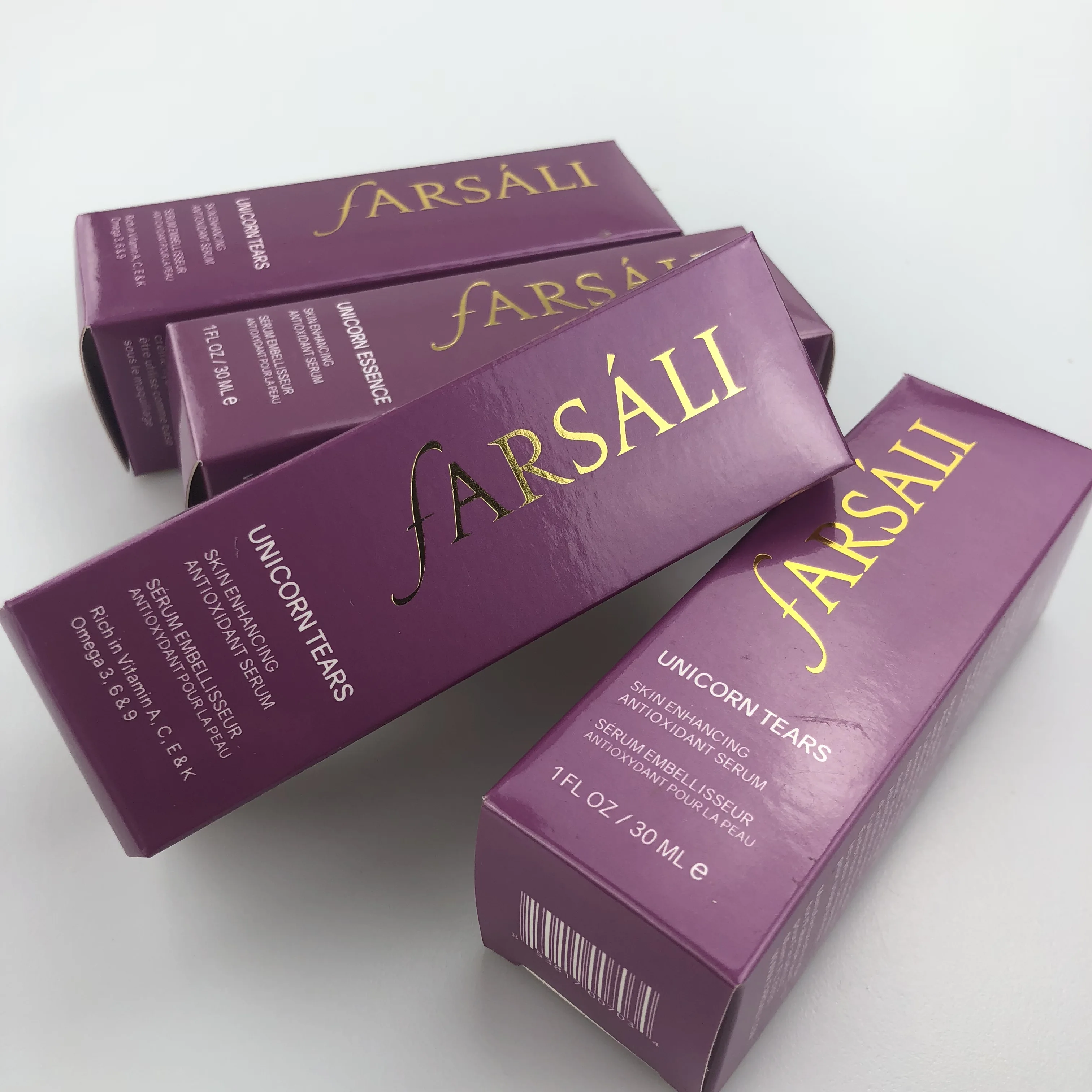 Wholesale luxury private label logo print corrugated cosmetic makeup sponge packaging paper box