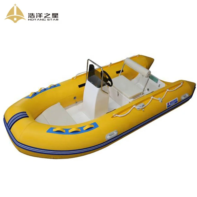3.9M PVC Hypalon Material Fiberglass Inflatable Rubber Boat RIB motor Boat