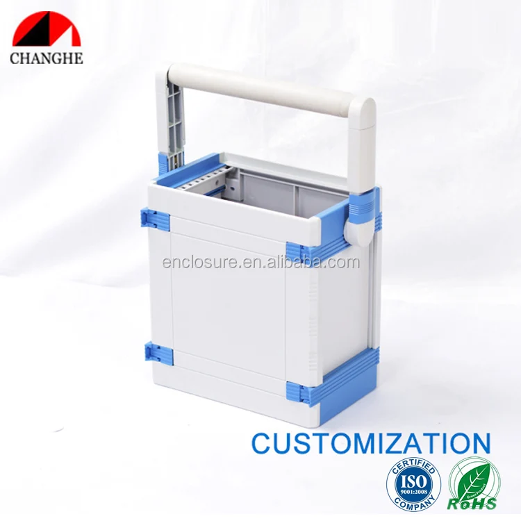 Custom plastic and aluminum desktop enclosure console enclosure instrument case 02B