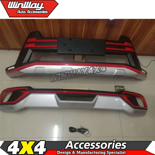 
Car Front Bumper and Rear Bumper Guard for Highlander Kluger 2018 onwards 