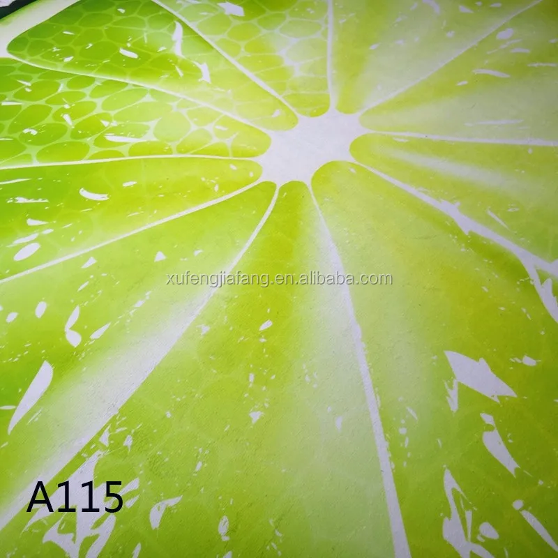 
Promotional Summer Fruit print Colorful 100% cotton Round Beach Towels 