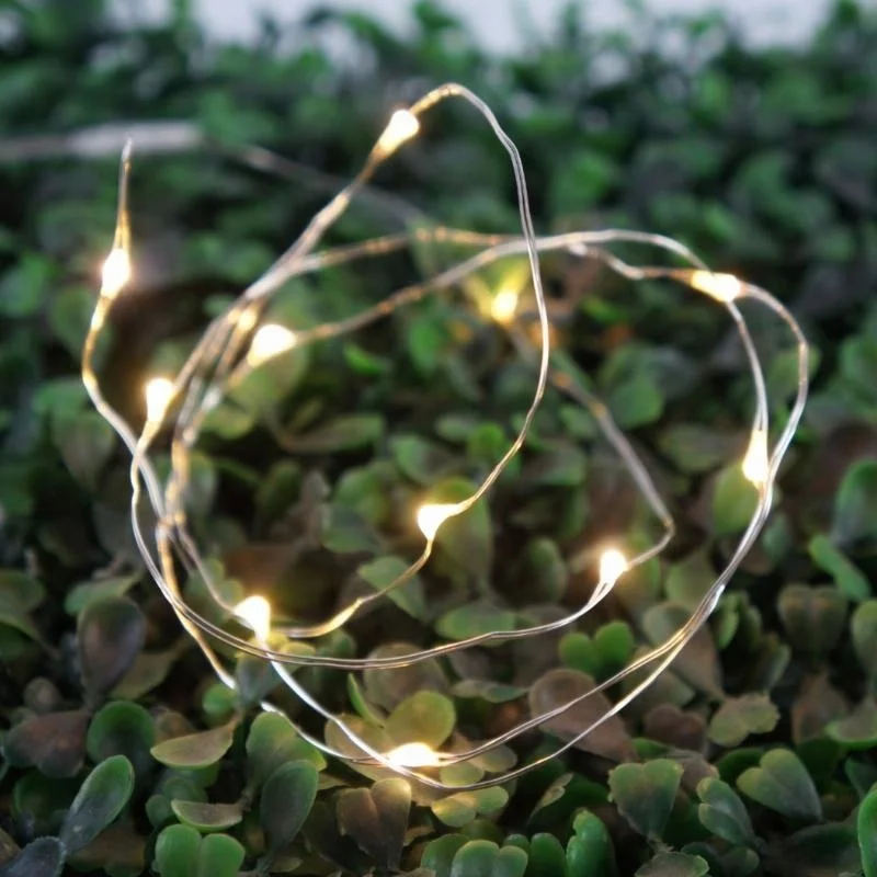 Custom Decorative Copper Wire Mini Fairy Light Strings For Christmas Tree Decoration