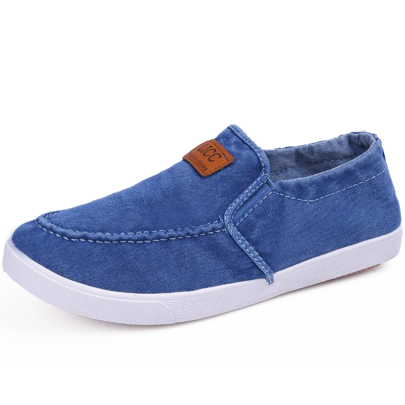
Men Flat Casual Canvas Shoes Slip-on Shoes For Man 