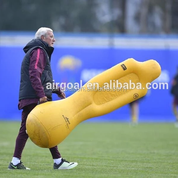 High quality free kick dummy,inflatable soccer air body dummy
