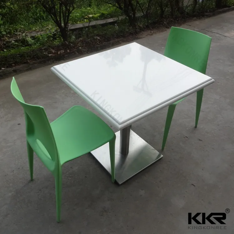 
solid surface 2 seater dining table/fast food dining table/cheap pool tables 
