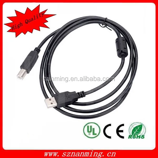Стандартный размер usb 2.0 утра до bm кабель для принтера