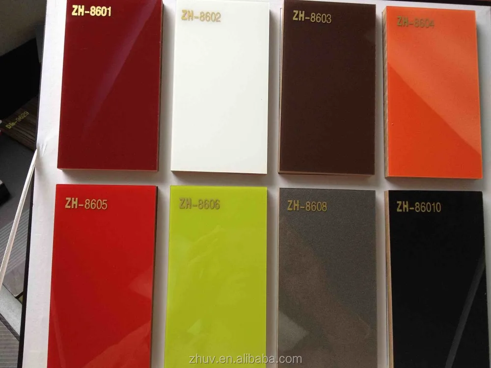  Производитель Фошань ламинированный лист с высоким блеском для использования в дверях кухонных шкафов