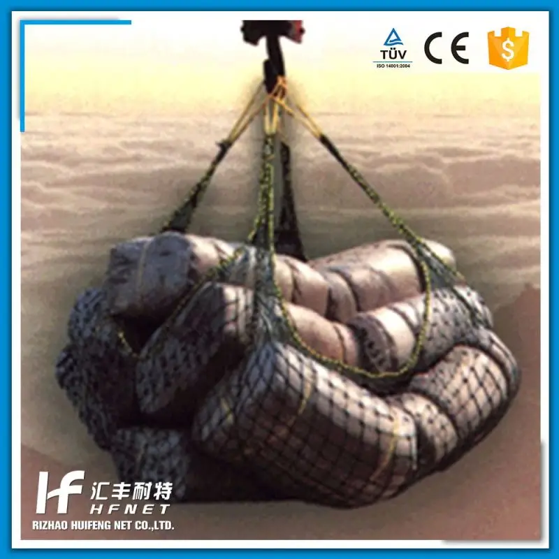 Loading Safety Net Lifting Polypropylene Mesh