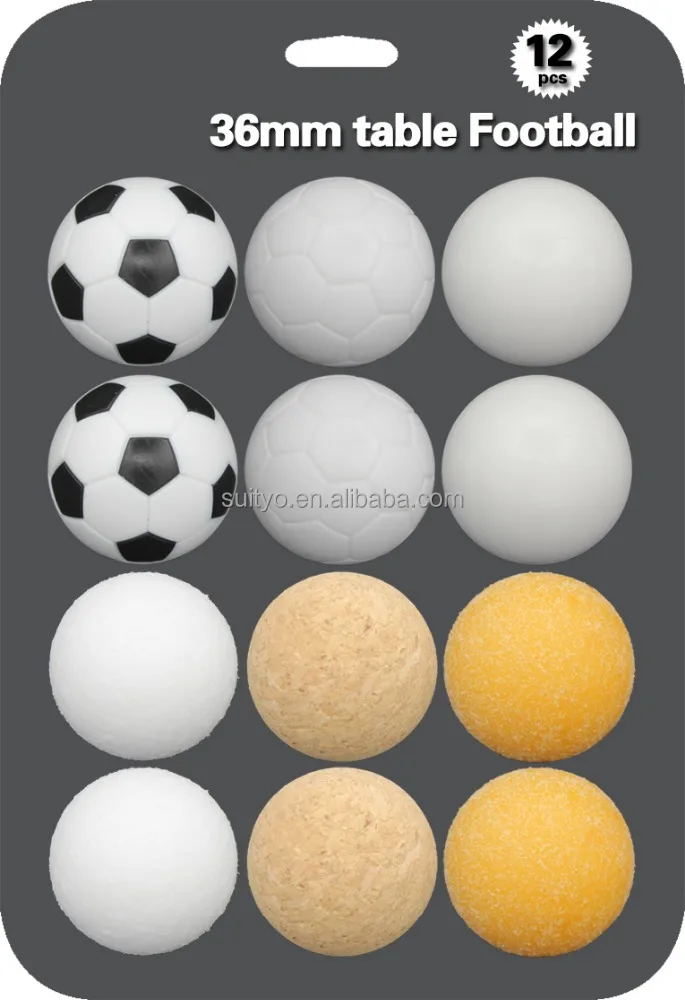Soccer Balls Football Table Accessories Toy Ball Mini Resin Great Gift for Child Black Plastic PP Bags OEM ABS Fun Stress Ball