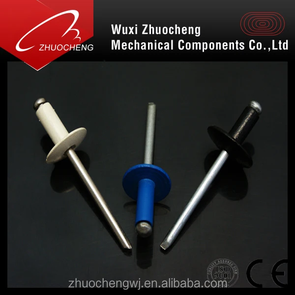 DIN7337 China rivet manufacturer copper domed head pop rivets