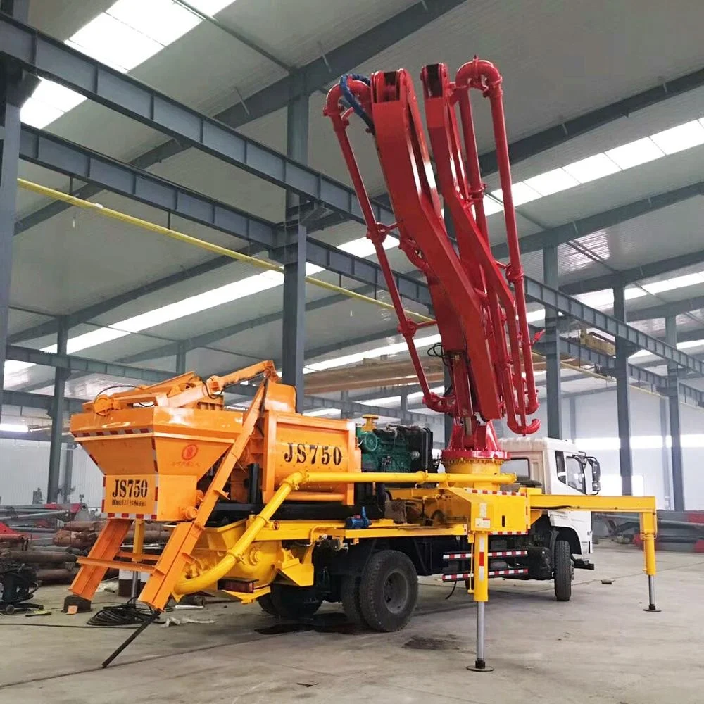 SANQ 30m 32m 36m 37m Truck Mounted Concrete Line Pump  Concrete Boom Pump Truck