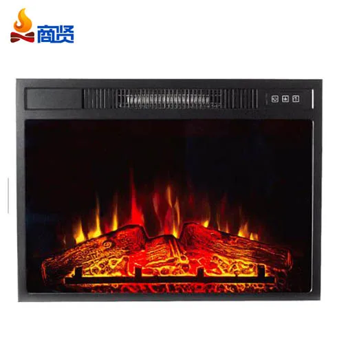 Cheap led adjustable flame remote control insert electric fireplace with mantel