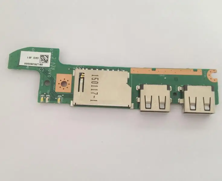Оригинальная плата USB-кардридера для Lenovo Ideapad U330 U330P Series,P/N DA0LZ5TB8C0 (10098)