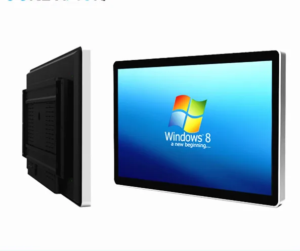 55 дюймов, Белый ПК, все в одном, PCAP, сенсорный экран, планшетный киоск для выставочного центра