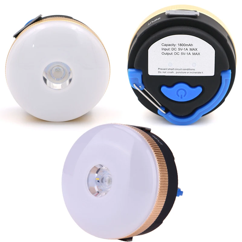 Portable Rechargeable USB Led Night Light Hang Magnet Camping Light For Tent