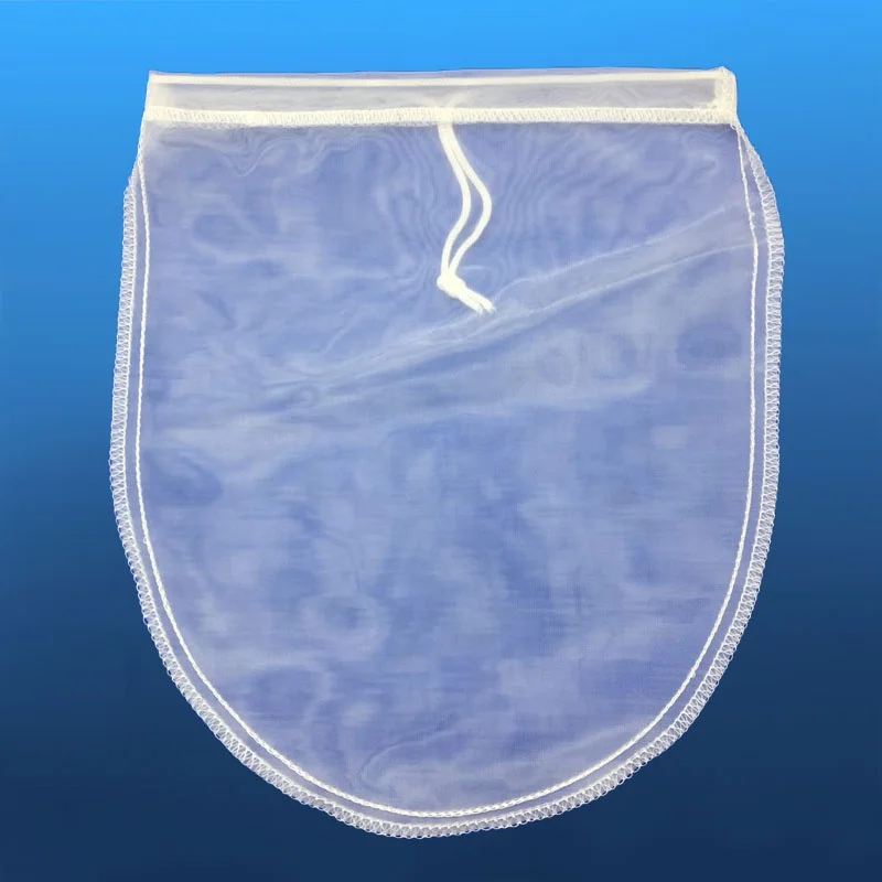 8*12 Inch Five Stitching 200um Nylon Organic Nut Milk Filter Bag