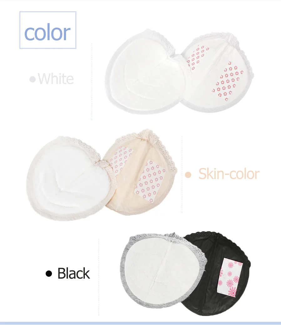 
OEM Maternity Breastfeeding Absorbent Disposable Breast Pads with Leak Guard 