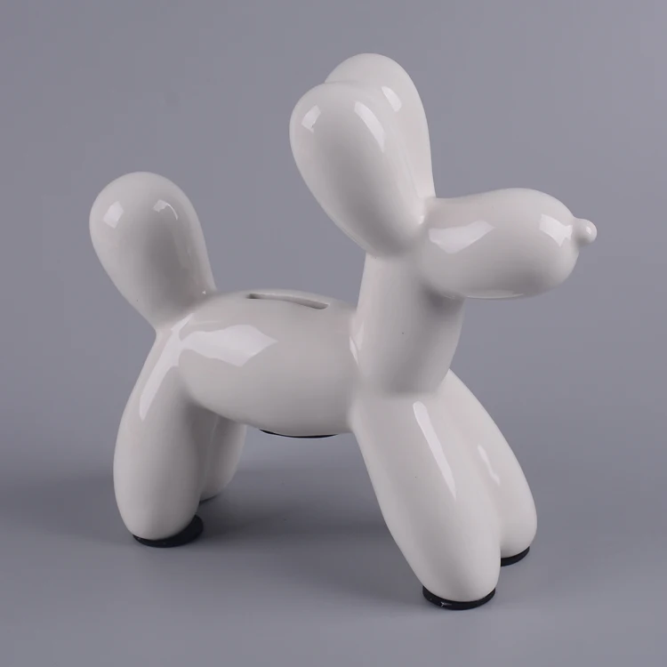 Balloon Money Bank Electroplated Ceramic