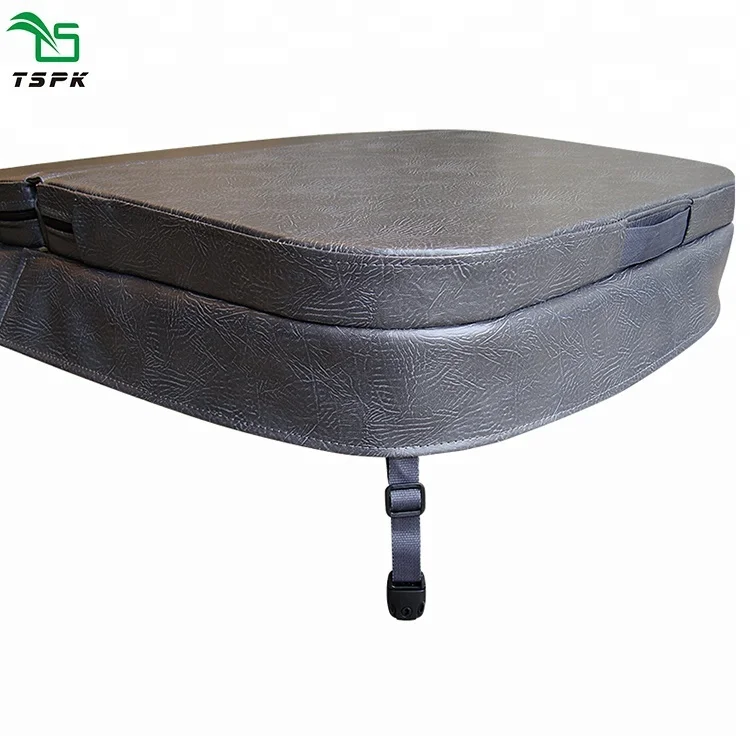 Popular Europe outdoor swim spa tub cover with good quality fiberglass hot tub covers