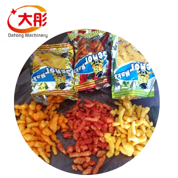 Factory wholesale kurkure corn curls snack extruder food jinan puffs machinery