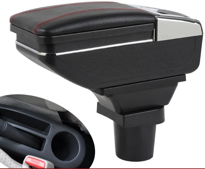 Japan Sunny/Versa armrest box PU Leather central Store content box