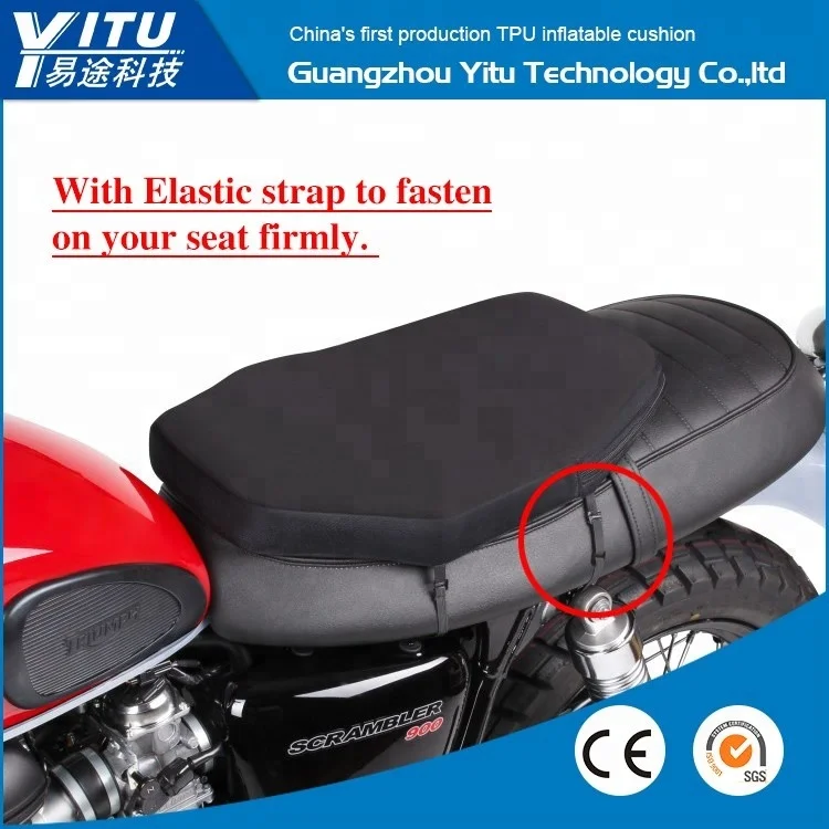 
Black color cooled durable seat for motorcycles and air seat cushion for sale 