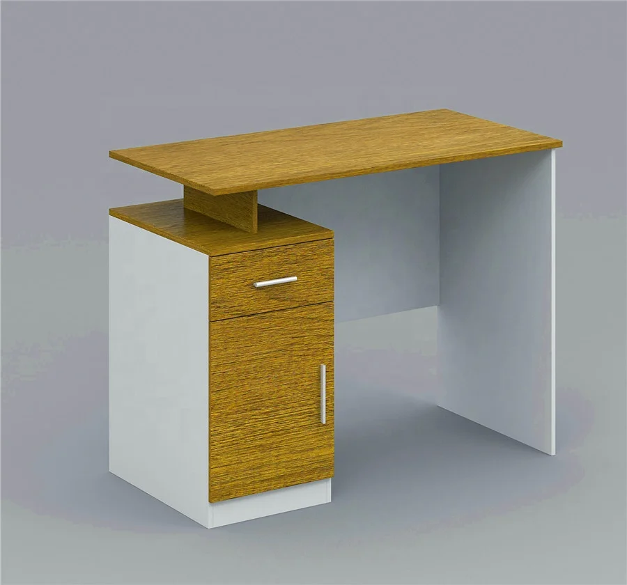 New Design melamine 1.2 meter Computer Office Table with shelf (HX-8NE060)