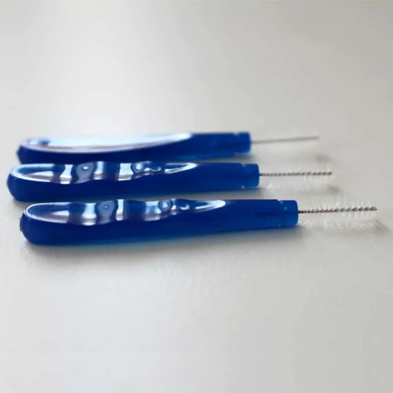 Flat Handle Interdental Toothbrush