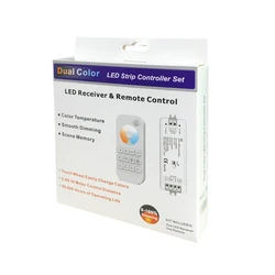 SKYDANCE V2+RT2 2 channel smart lighting controller&RF 1 Zone Color Temperature Remote Control set for dual color led strip