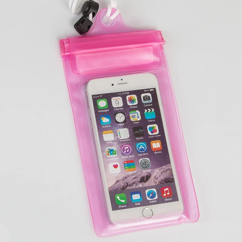Mobile Phone Waterproof Bag Transparent Protective Case Touch Screen Universal Swimming Waterproof Bag