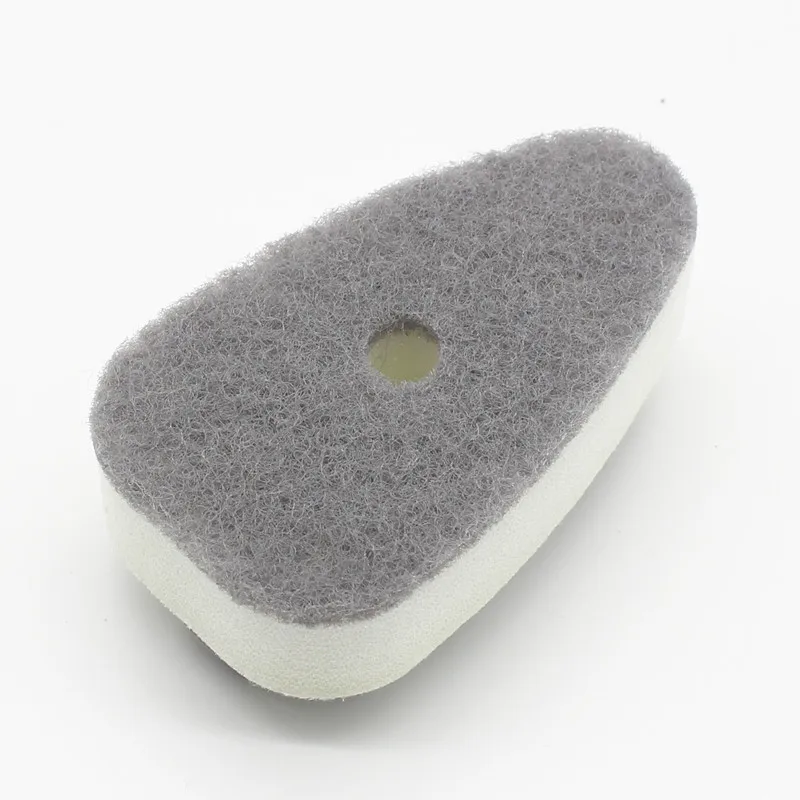 Powerful Dish washer Brush Plastic Cleaning Kitchen Pot Sponge Brush Set With Soap Dispenser