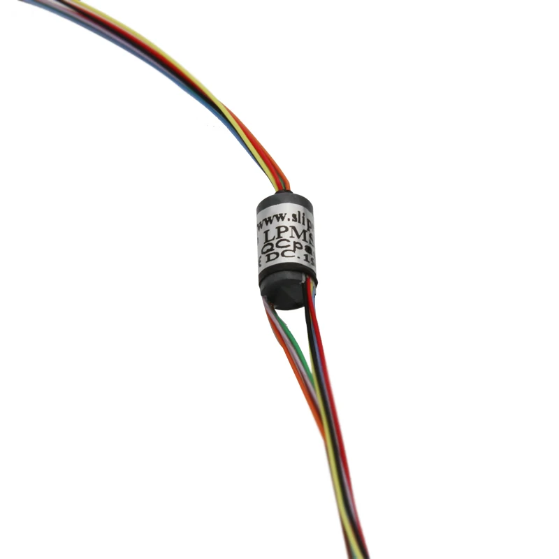 miniature slip ring 8 circuits 1A Optional protection ,Can be used for LED mini slip ring