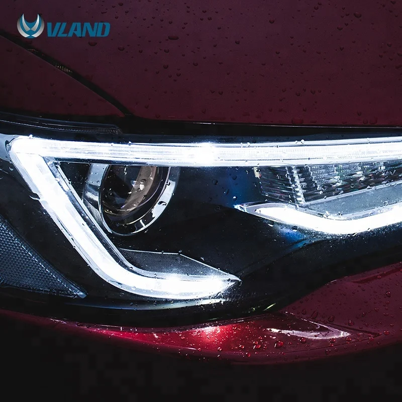 
VLAND wholesales head lamp modificada led 2008-2017 headlight FOR MITSUBISHI LANCER lancer ex 