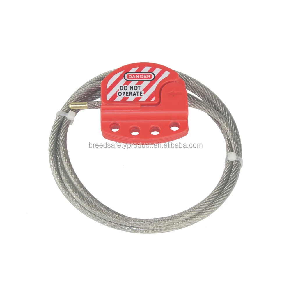 Adjustable Cable Lock Steel Cable Locking Device BREED Manufacture
