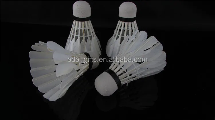 PU Cock flashing lighted badminton Shining Duck Feather Shuttlecock