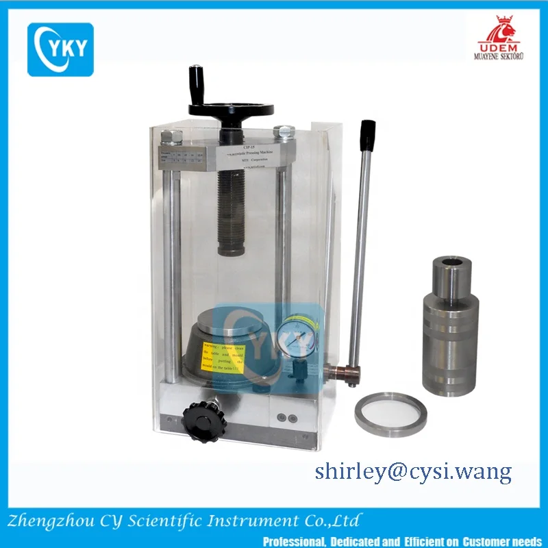 Laboratory used Electric ceramic powder hydraulic Cold Isostatic Pressing (CIP) Machine / cold press machine