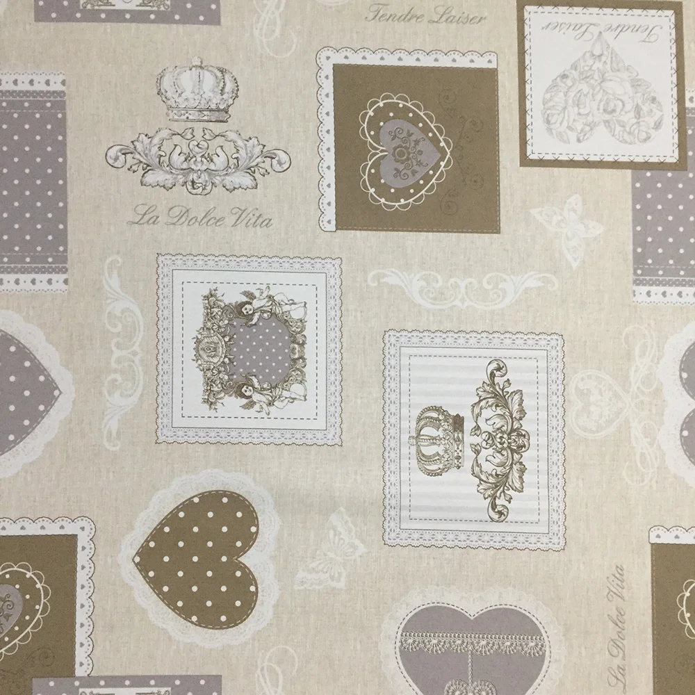 Chinese Manufacturer polka dots heart shaped party table cloth for home party decor with customize logo