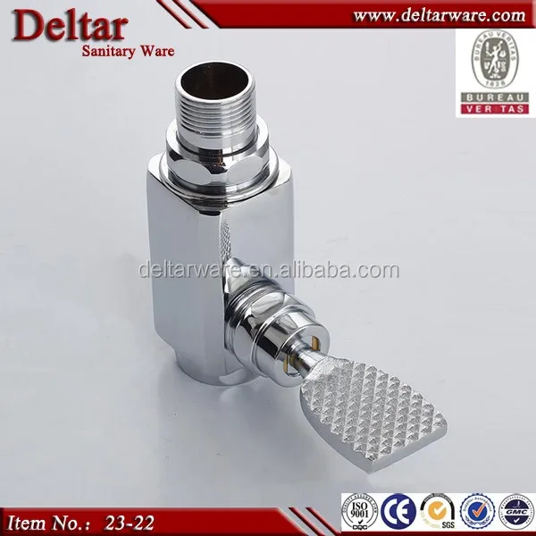 High quality squating pan faucet, foot control faucet, foot pedal faucet
