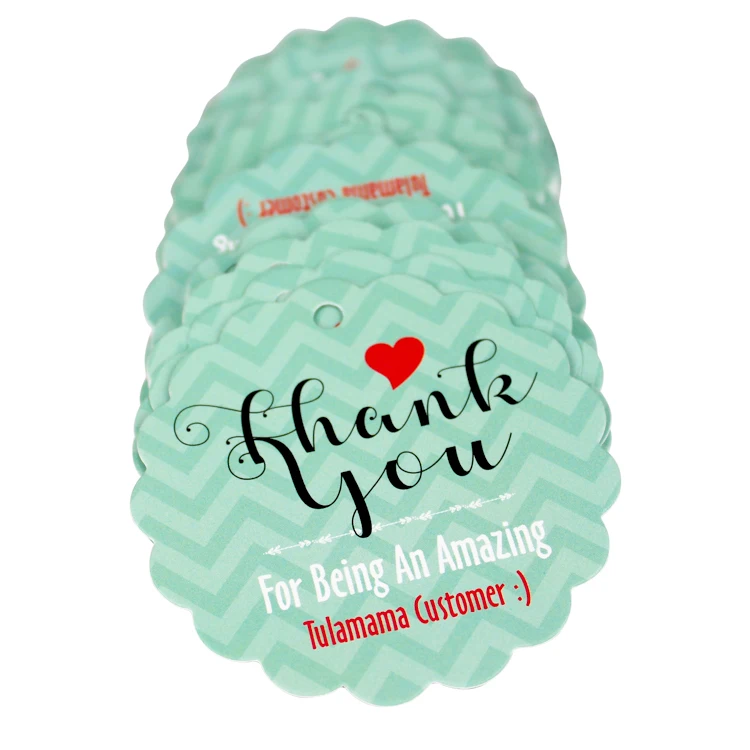 Yilucai Пользовательский логотип печать художественная бумага детские спасибо открытки